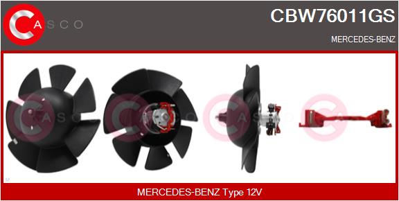 Ventilator, habitaclu CBW76011GS CASCO