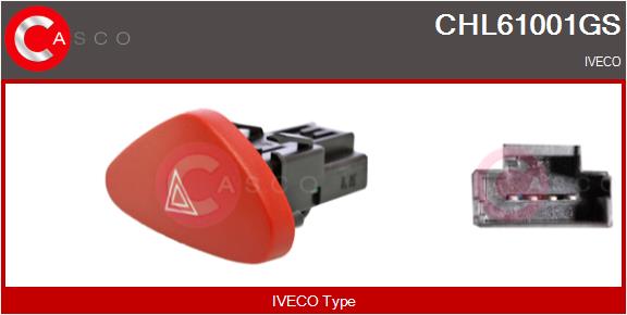 Comutator ,lumini de avarie CHL61001GS CASCO