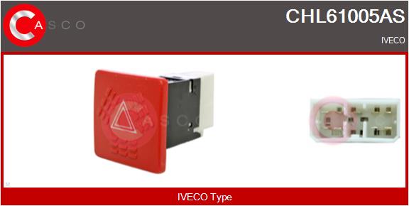 Comutator ,lumini de avarie CHL61005AS CASCO
