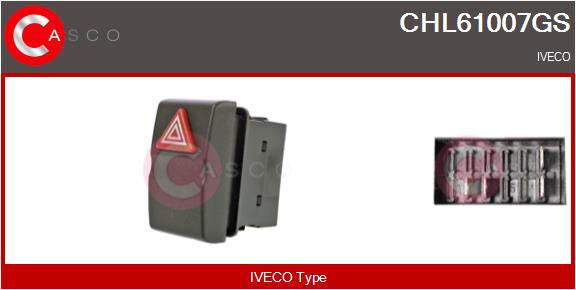 Comutator ,lumini de avarie CHL61007GS CASCO