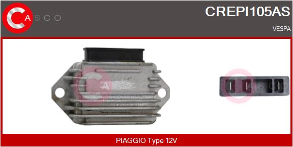Regulator, alternator CREPI105AS CASCO