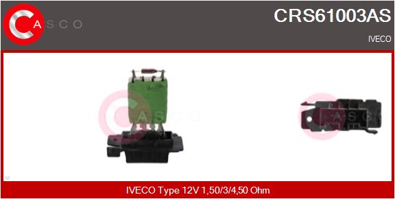 Rezistor, ventilator habitaclu CRS61003AS CASCO