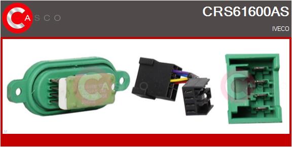 Rezistor, ventilator habitaclu CRS61600AS CASCO