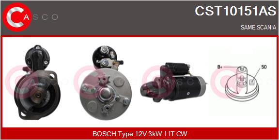 Starter CST10151AS CASCO
