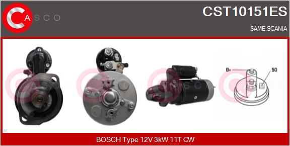 Starter CST10151ES CASCO