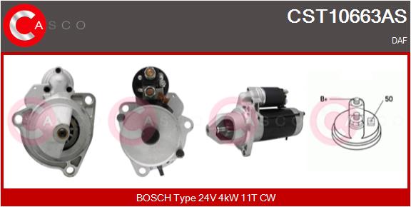 Starter CST10663AS CASCO