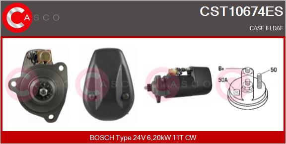 Starter CST10674ES CASCO