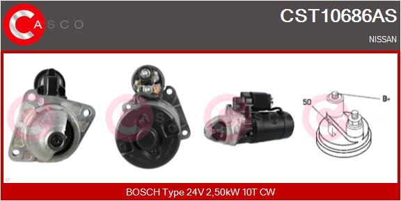 Starter CST10686AS CASCO