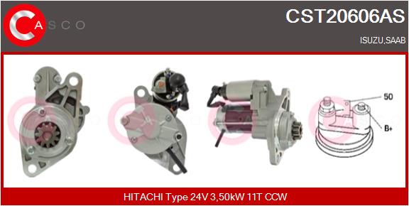 Starter CST20606AS CASCO