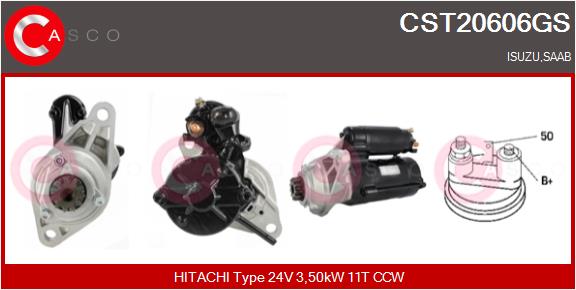 Starter CST20606GS CASCO