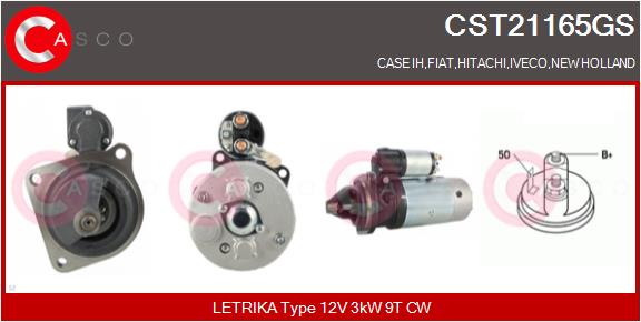 Starter CST21165GS CASCO