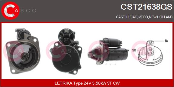 Starter CST21638GS CASCO