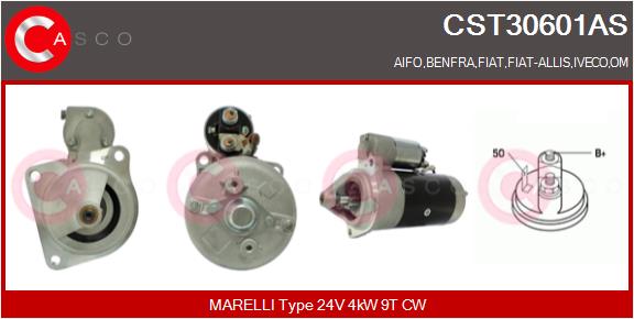 Starter CST30601AS CASCO