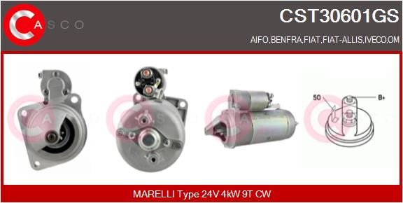 Starter CST30601GS CASCO