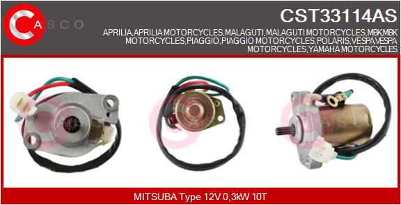 Starter CST33114AS CASCO