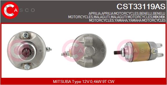 Starter CST33119AS CASCO