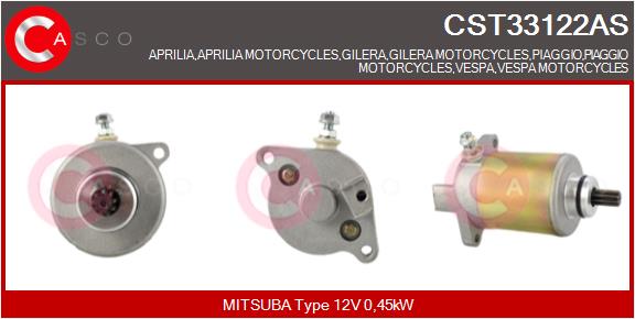Starter CST33122AS CASCO