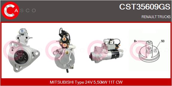 Starter CST35609GS CASCO