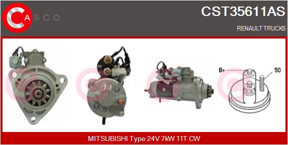 Starter CST35611AS CASCO