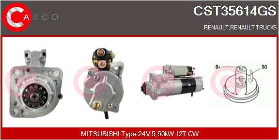 Starter CST35614GS CASCO