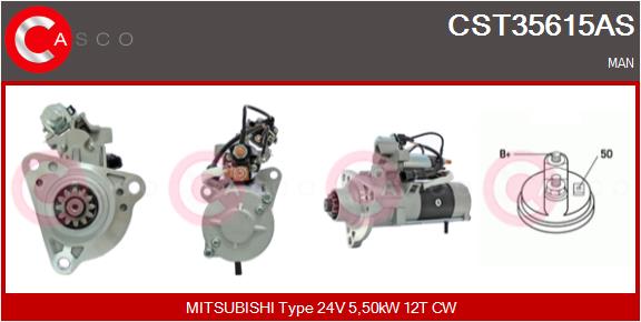 Starter CST35615AS CASCO