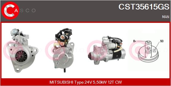 Starter CST35615GS CASCO