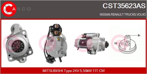 Starter CST35623AS CASCO