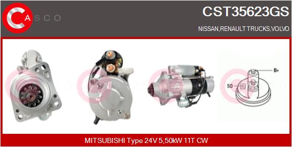 Starter CST35623GS CASCO