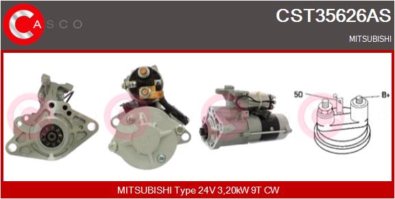 Starter CST35626AS CASCO