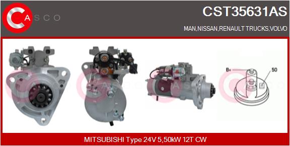 Starter CST35631AS CASCO