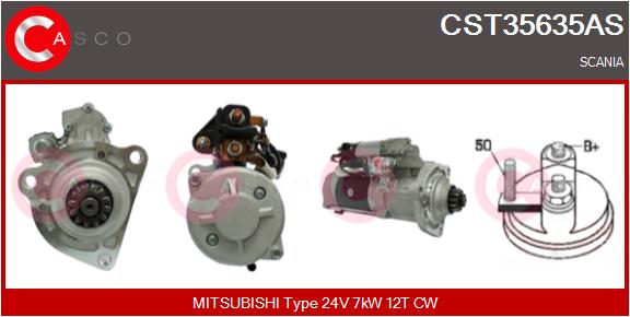 Starter CST35635AS CASCO