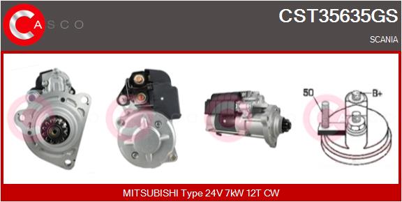 Starter CST35635GS CASCO