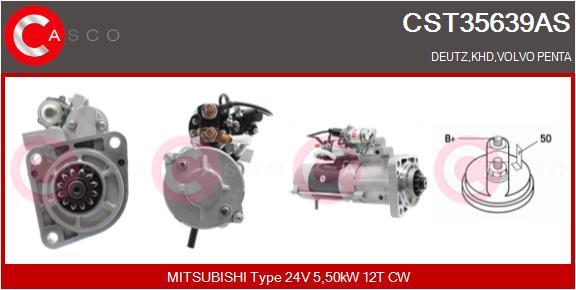 Starter CST35639AS CASCO