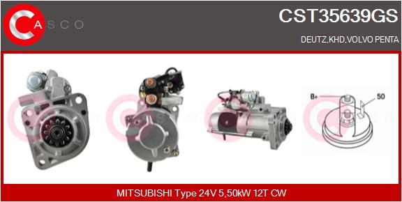 Starter CST35639GS CASCO