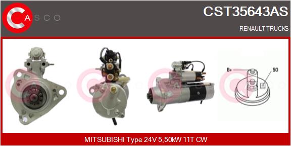 Starter CST35643AS CASCO