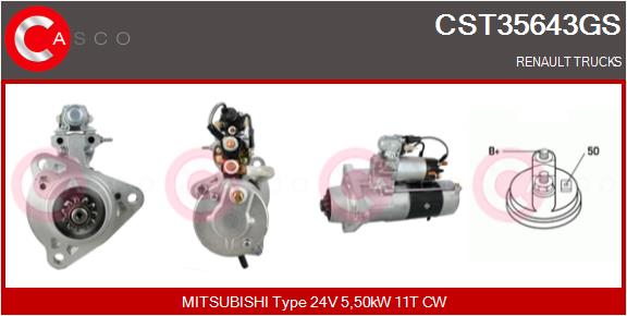 Starter CST35643GS CASCO