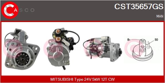 Starter CST35657GS CASCO