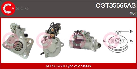 Starter CST35666AS CASCO