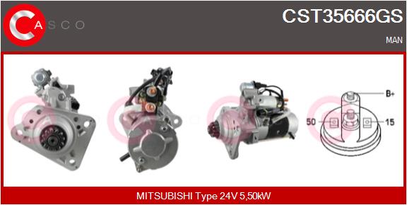 Starter CST35666GS CASCO