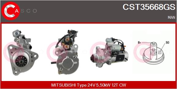 Starter CST35668GS CASCO