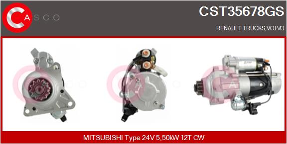 Starter CST35678GS CASCO