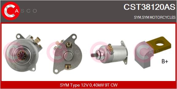 Starter CST38120AS CASCO