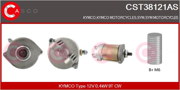 Starter CST38121AS CASCO