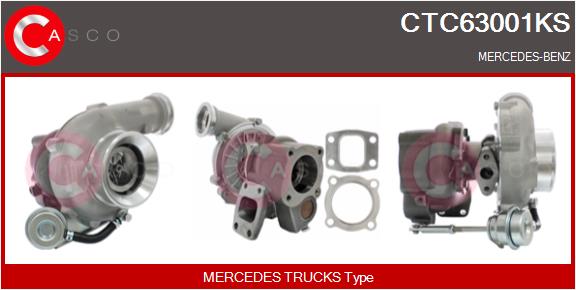 Compresor,sistem de supraalimentare CTC63001KS CASCO