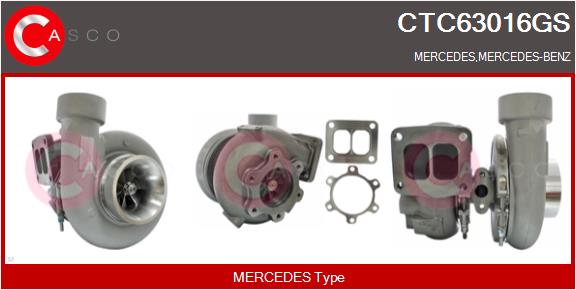 Compresor,sistem de supraalimentare CTC63016GS CASCO