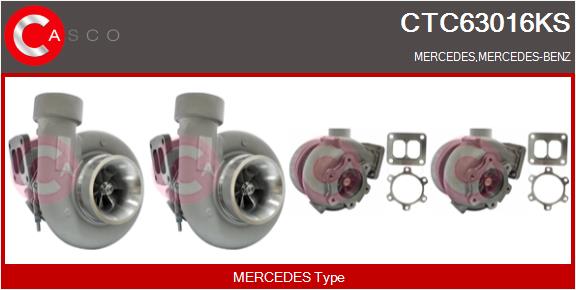 Compresor,sistem de supraalimentare CTC63016KS CASCO