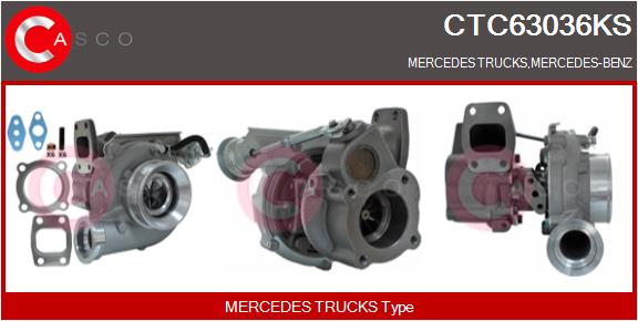 Compresor,sistem de supraalimentare CTC63036KS CASCO