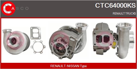 Compresor,sistem de supraalimentare CTC64000KS CASCO