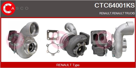Compresor,sistem de supraalimentare CTC64001KS CASCO