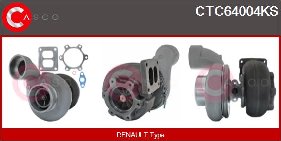 Compresor,sistem de supraalimentare CTC64004KS CASCO